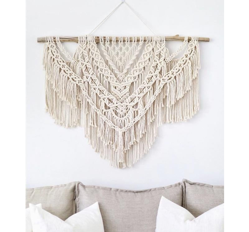 Grand Macramé Mural