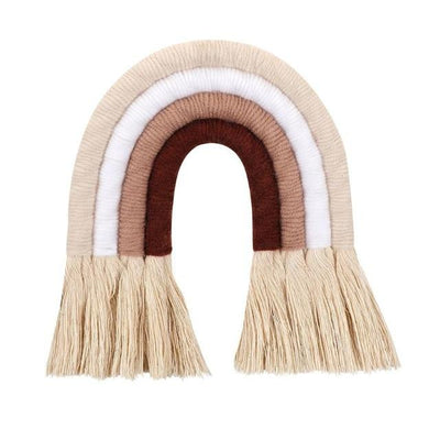 Arc en Ciel en Macramé blanc