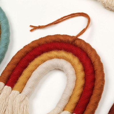 Arc en Ciel en Macramé en coton