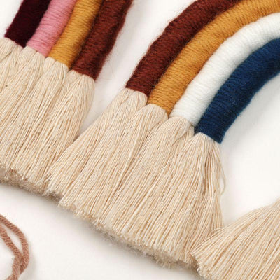 Petit Arc en Ciel en Macramé