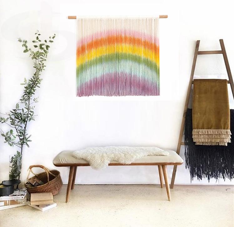 Macramé Mural Coloré