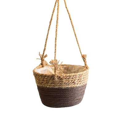 Panier Macramé Brun
