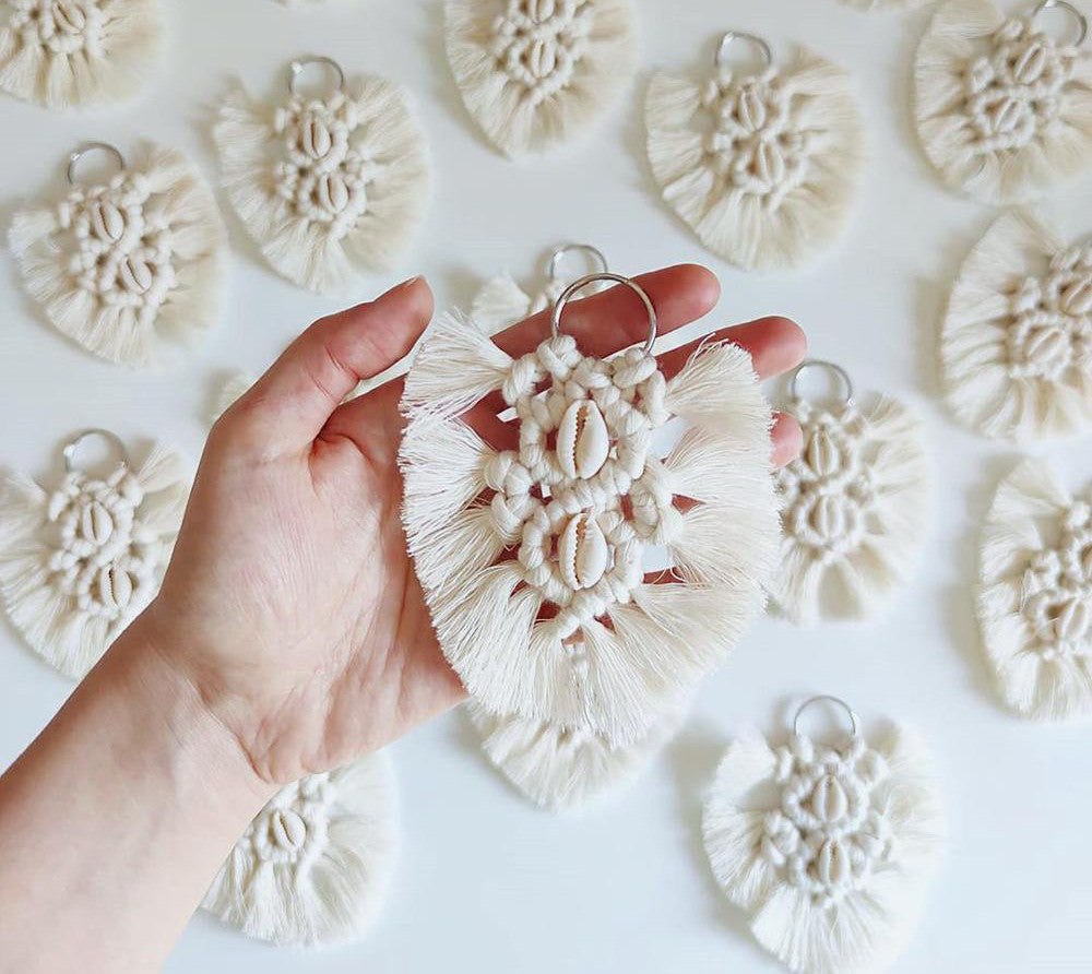 Porte Clé en Macramé