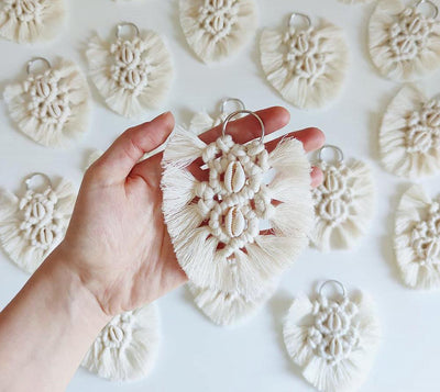 Porte Clé en Macramé