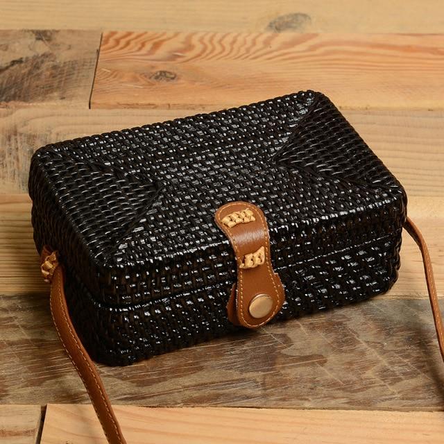 Petit Sac en Macramé Noir