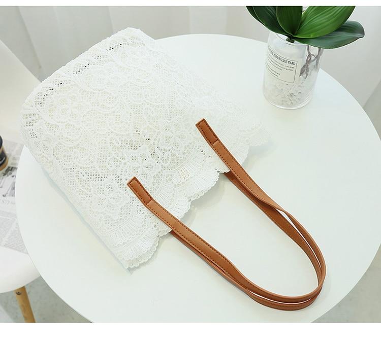 Sac à Main Macramé blanc