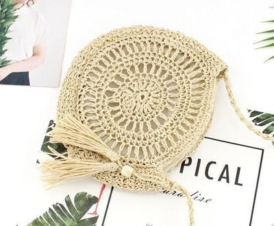 Sac en Macramé couleur beige