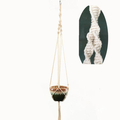 Suspension Macramé Alizé Atelier Macramé avec un fil de coton