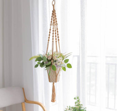 Suspension Macramé Emiline Atelier Macramé dans un salon