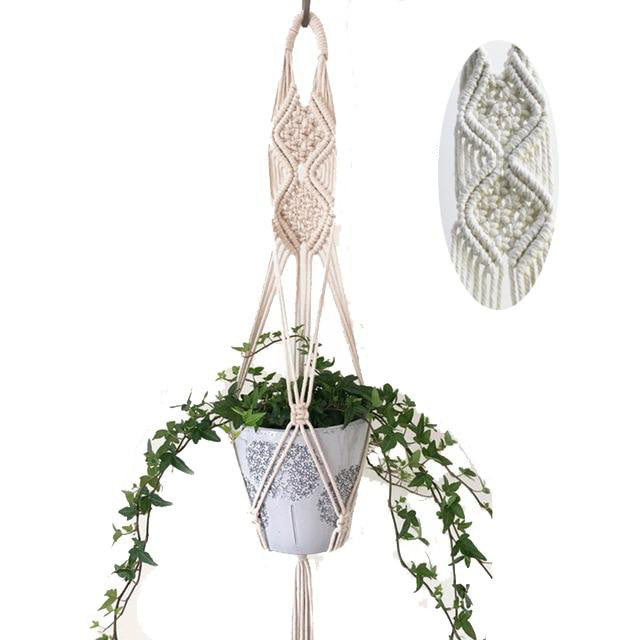 Suspension Macramé Kelliana Atelier Macramé détails tressage