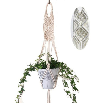 Suspension Macramé Kelliana Atelier Macramé détails tressage