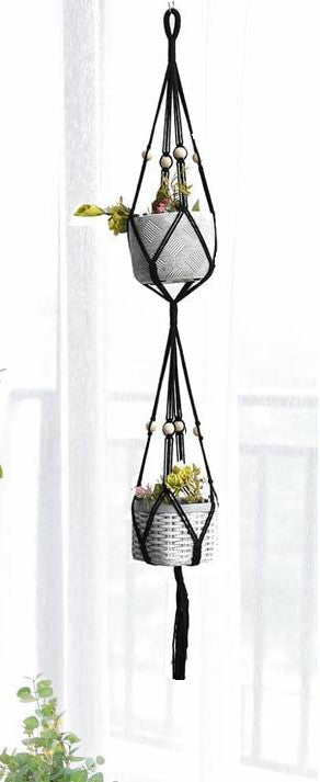 Suspension Macramé Louane Atelier Macramé dans un salon