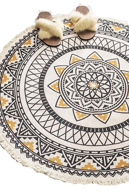 Tapis Macramé Sorène Atelier Macramé sur fond blanc