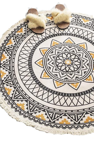 Tapis Macramé Sorène Atelier Macramé sur fond blanc