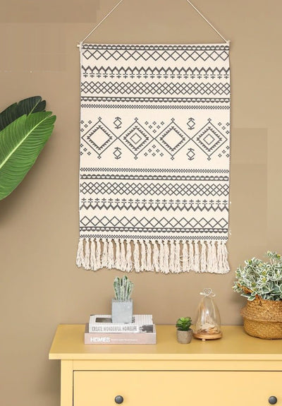 Tapisserie Murale en Macramé Valentine Atelier Macramé décor commode