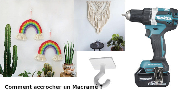 Comment accrocher un Macramé ?