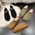 Mules fourrées plateforme - bottines fourrées plateforme - Mules compensées fourrées