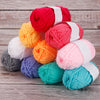 Fil crochet - kit de 25 rouleaux de fils en coton