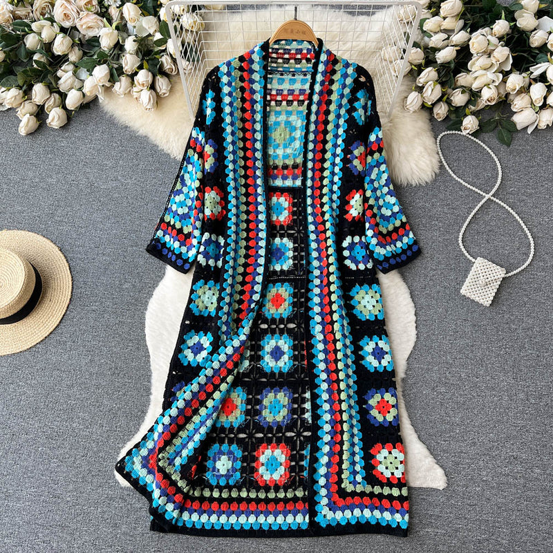Cardigan crochet - Atelier Macramé