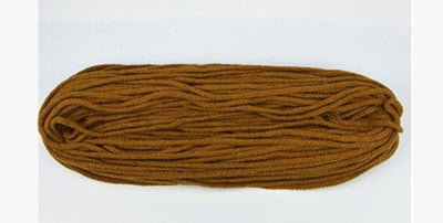 Corde en macramé Atelier Macramé en coton naturel rouleau de plusieurs mètres 5mm de diamètre marron