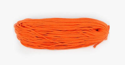 Corde en macramé Atelier Macramé en coton naturel rouleau de plusieurs mètres 5mm de diamètre orange