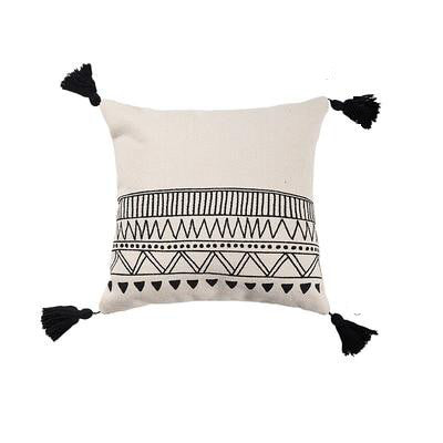 Coussin Macramé Norma Atelier Macramé sur fond blanc